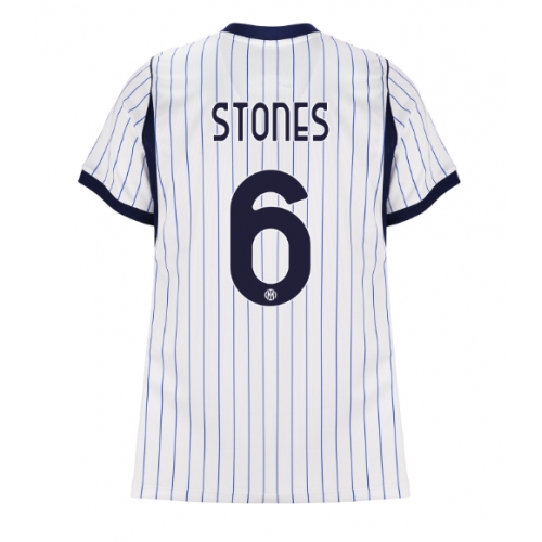 Billige Fotballdrakt Inter Milan John Stones #6 Replika Bortedrakt Dame 2026-27 Kortermet Billige Fotballdrakt Inter Milan John Stones #6 Replika Bortedrakt Dame 2026-27 Kortermet